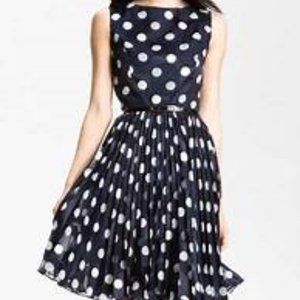 Adrianna Papell Polkadot fit and flair dress